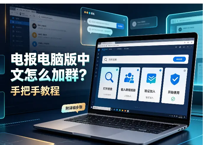 电报电脑版中文怎么加群？手把手教程（附详细步骤）