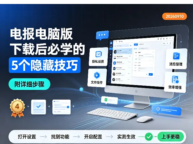 电报电脑版下载后必学的5个隐藏技巧（附详细步骤）（20260910）