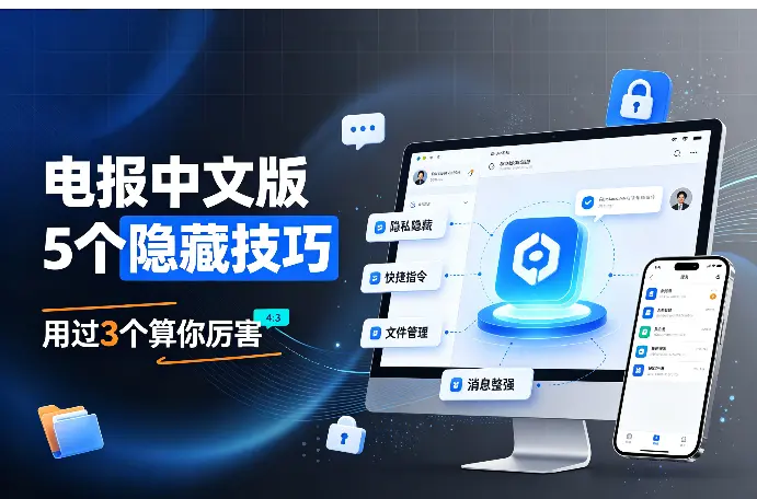 电报中文版5个隐藏技巧，用过3个算你厉害