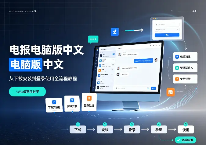 电报电脑版中文：从下载安装到登录使用全流程教程