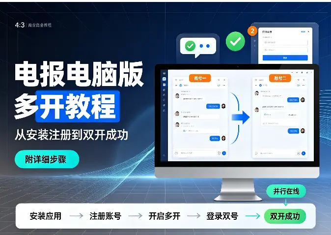 电报电脑版多开教程：从安装注册到双开成功（附详细步骤）