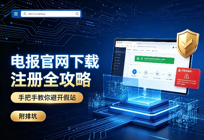 电报官网下载注册全攻略：手把手教你避开假站（附排坑）
