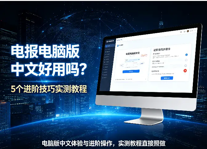 电报电脑版中文好用吗？5个进阶技巧实测教程