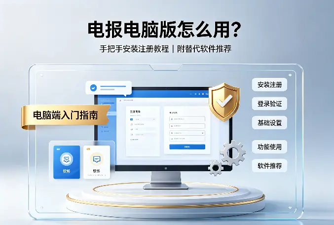 电报电脑版怎么用？手把手安装注册教程（附替代软件推荐）