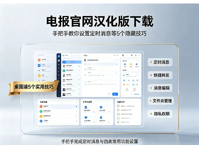 电报官网汉化版下载：手把手教你设置定时消息等5个隐藏技巧