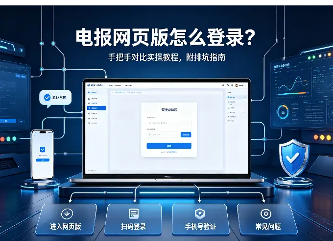 电报网页版怎么登录？手把手对比实操教程（附排坑指南）