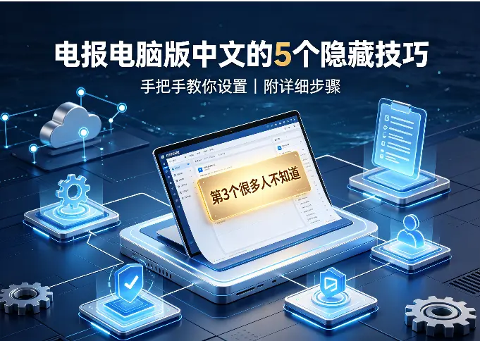 电报电脑版中文的5个隐藏技巧，第3个很多人不知道