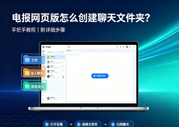 电报网页版怎么创建聊天文件夹？手把手教程（附详细步骤）