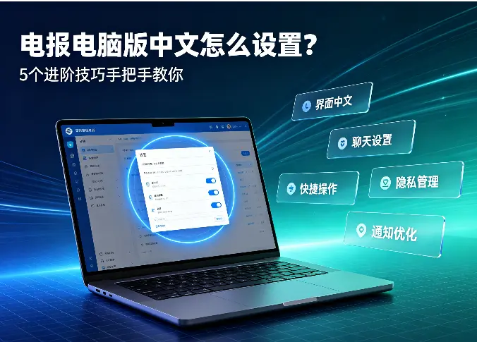 电报电脑版中文怎么设置？5个进阶技巧手把手教你