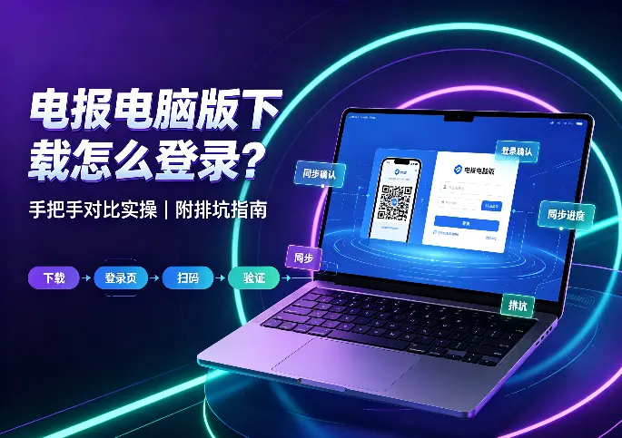 电报电脑版下载怎么登录？手把手对比实操（附排坑指南）