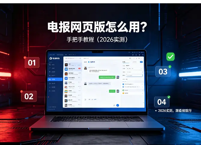 电报网页版怎么用？手把手教程（2026实测）（20260917）