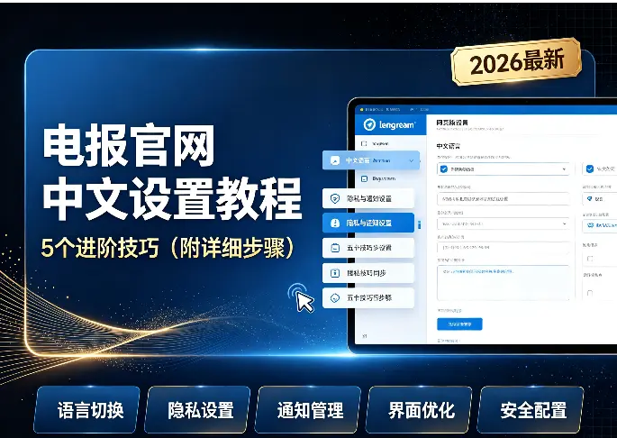 电报官网中文设置教程：5个进阶技巧（附详细步骤）