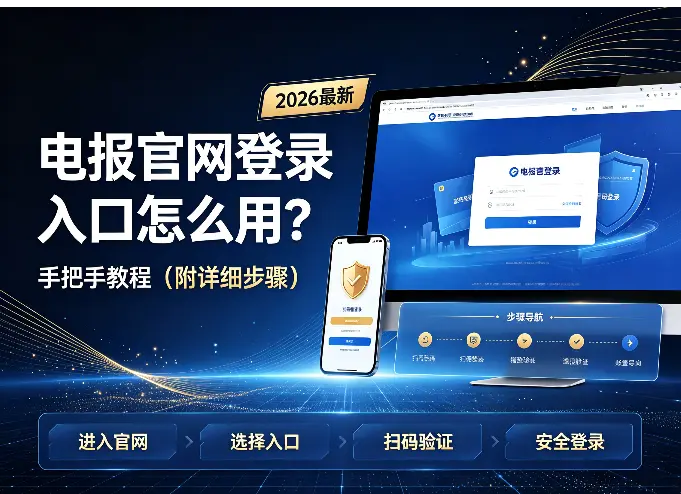 电报官网登录入口怎么用？手把手教程（附详细步骤）