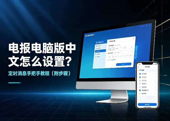 电报电脑版中文怎么设置？定时消息手把手教程（附步骤）