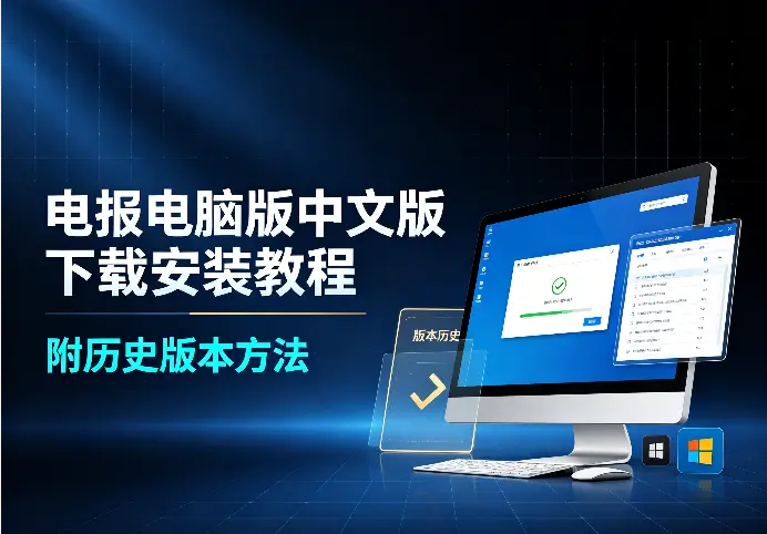 电报电脑版中文版下载安装教程（附历史版本方法）