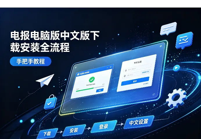 电报电脑版中文版下载安装全流程手把手教程（附中文设置）