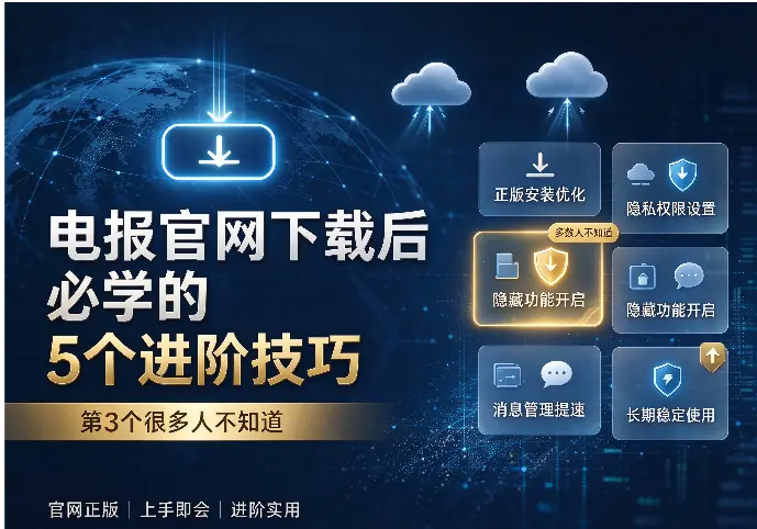 电报官网下载后必学的5个进阶技巧，第3个很多人不知道