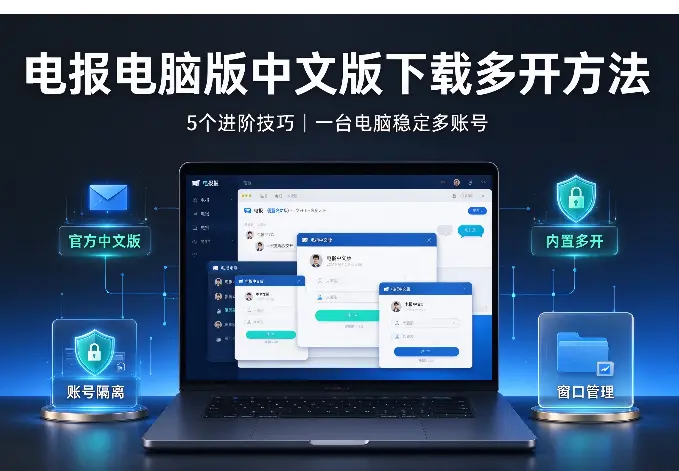 电报电脑版中文版下载多开方法：5个进阶技巧