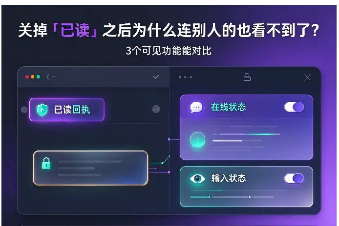 关掉「已读」之后为什么连别人的也看不到了？3 个可见性功能对比