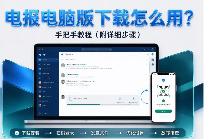 电报电脑版下载怎么用？手把手教程（附详细步骤）