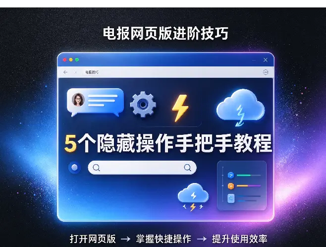 电报网页版进阶技巧：5个隐藏操作手把手教程