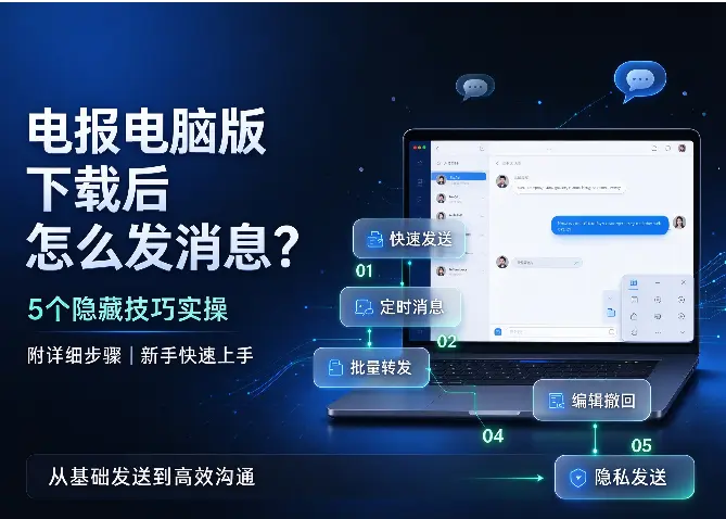 电报电脑版下载后怎么发消息？5个隐藏技巧实操（附详细步骤）