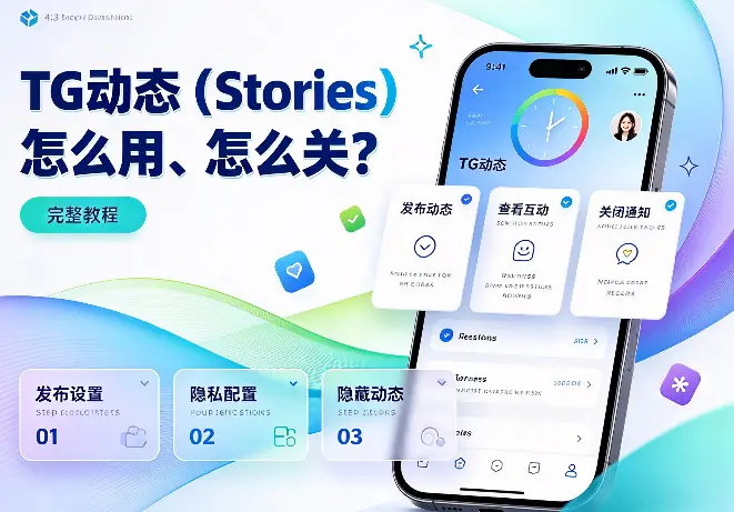 TG 动态（Stories）怎么用、怎么关？完整教程