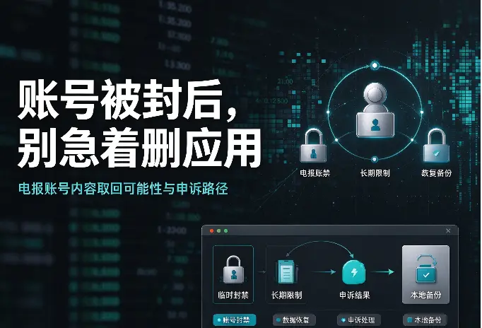 电报账号被封禁之后，里面的内容还能拿回来吗