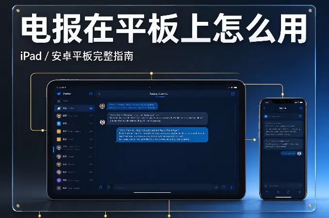 电报在平板上怎么用？（iPad / 安卓平板）