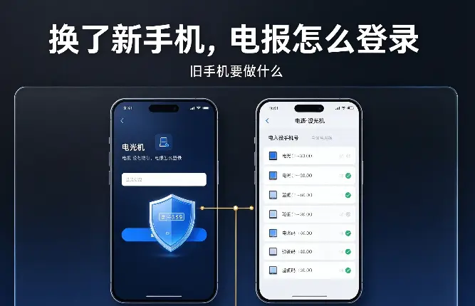 换了新手机，电报怎么登录？旧手机要做什么
